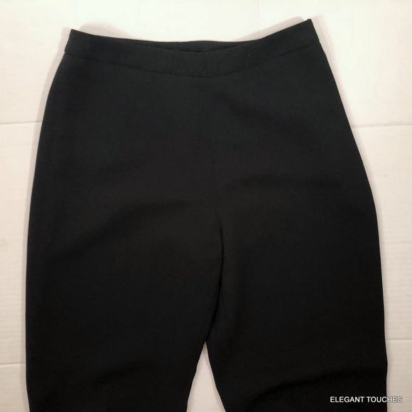 DONNA MORGAN Petites Jet BLACK Jacket Pant Set 4P - Picture 6 of 8